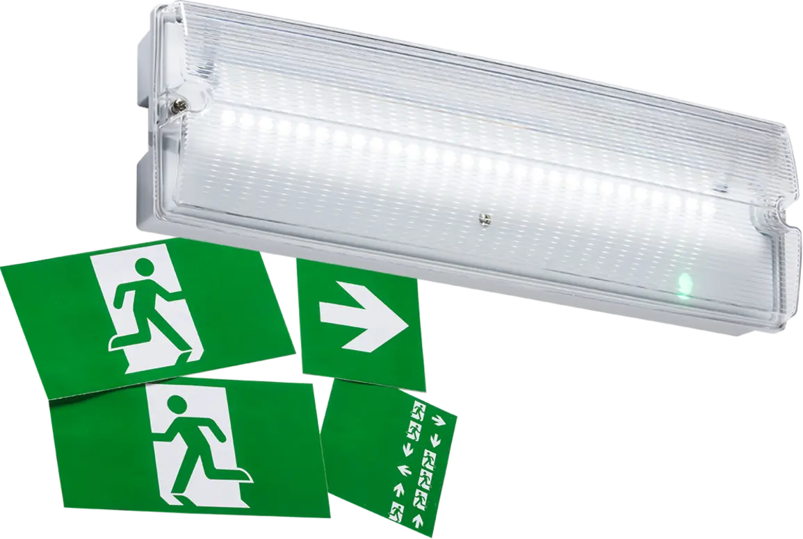 ELD Emergency LED Bulkhead 4000k 230V IP65- EM-LED-BH1D ML Knightsbridge
