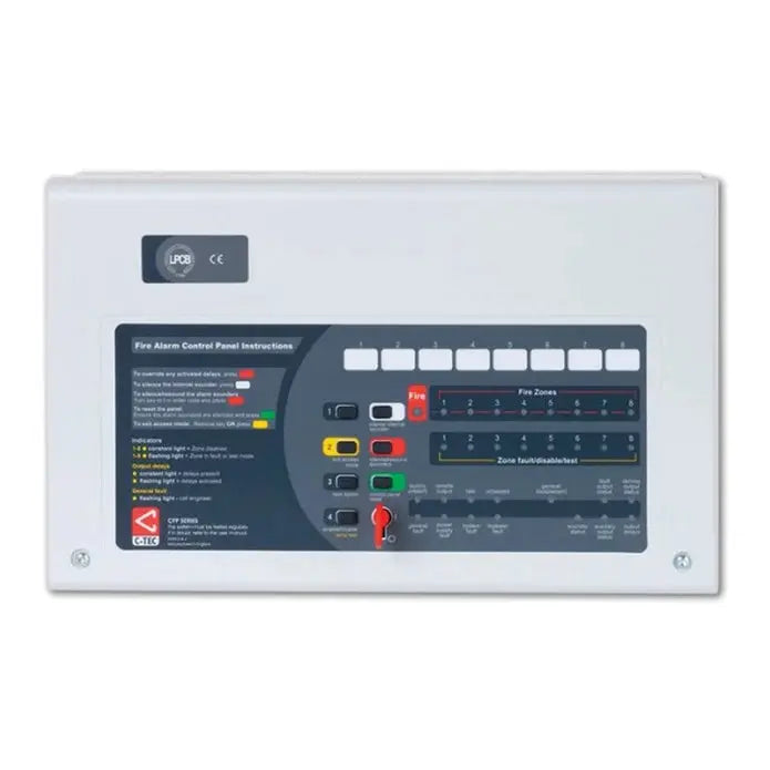 C-TEC CFP Conventional Fire Alarm Panel | 2, 4, or 8 Zone C-TEC