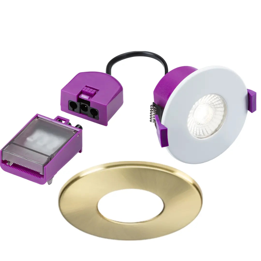 Knightsbridge Spektro LED Evo Fire Rated IP65 CCT Downlight Dimmable Recessed Spotlight SPEKEVF ML Knightsbridge