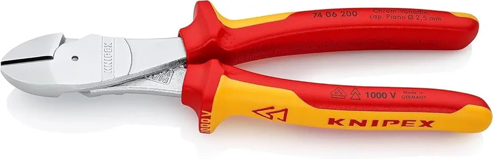 Knipex 74 06 200 VDE High Leverage Diagonal Cutter 200mm Knipex