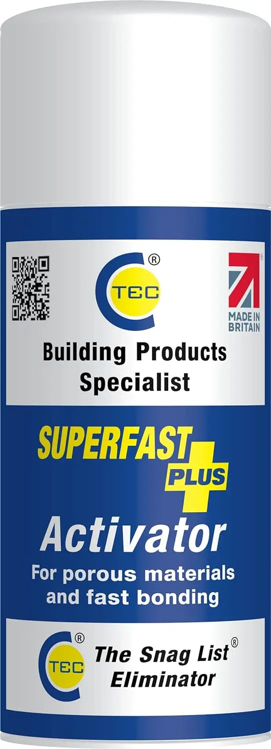 SFP Superfast Plus Activator - Seals Porous Materials - Preparation for Bonding - Used with Superfast Adhesive - Clear - 150ml CT1