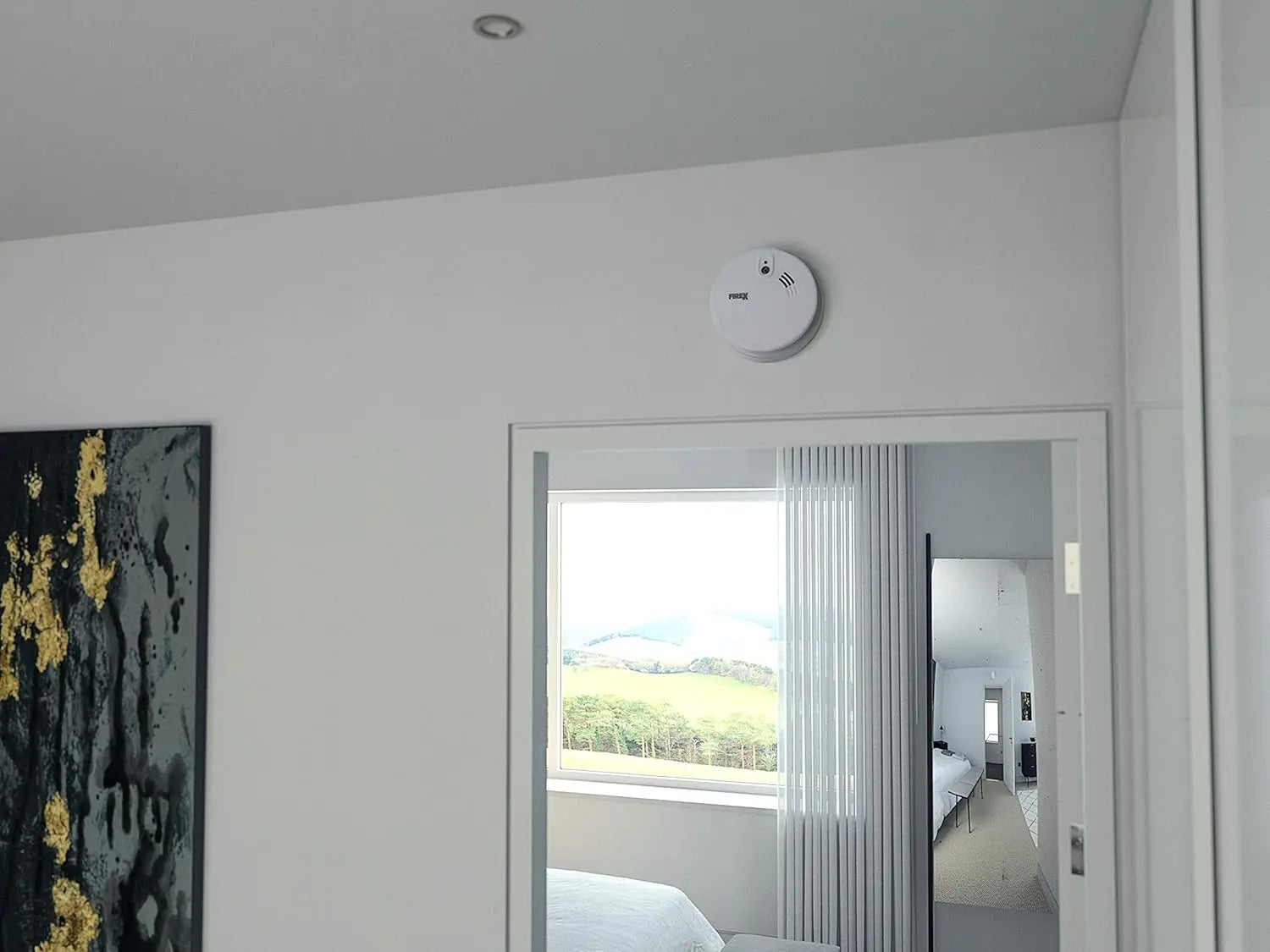 Kidde Firex KF20R Optical Mains Smoke Alarm Rechargeable Battery Back Up Kiddie