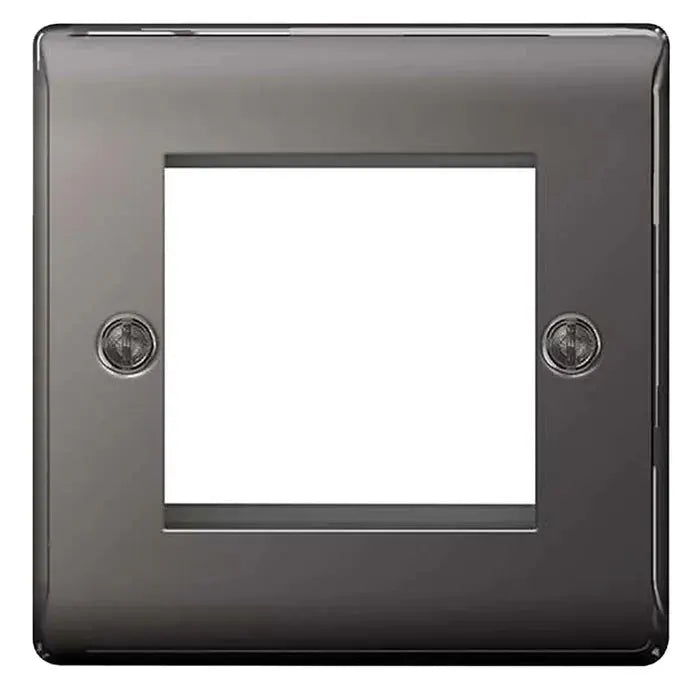 BG Nexus Euro Module Faceplates Brushed Steel, Polished Chrome, Black Nickel & Polished Brass BG Nexus