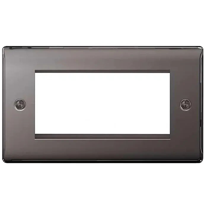 BG Nexus Euro Module Faceplates Brushed Steel, Polished Chrome, Black Nickel & Polished Brass BG Nexus