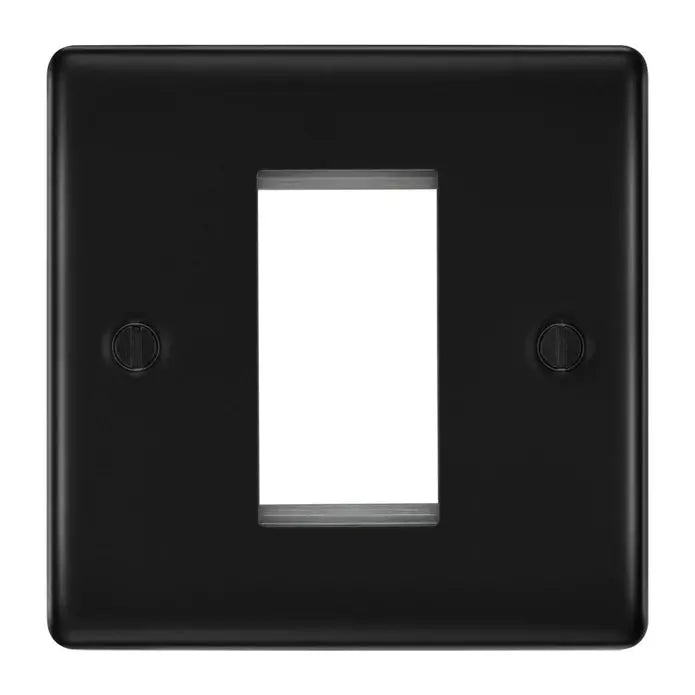 BG Nexus Euro Module Faceplates Brushed Steel, Polished Chrome, Black Nickel & Polished Brass BG Nexus