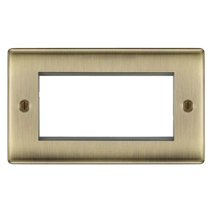 BG Nexus Euro Module Faceplates Brushed Steel, Polished Chrome, Black Nickel & Polished Brass BG Nexus