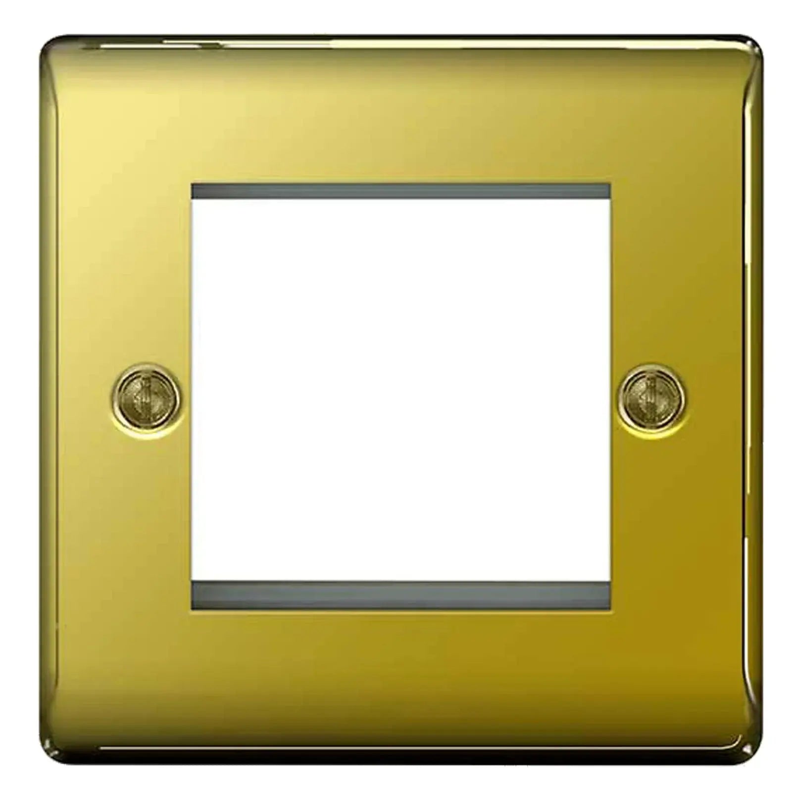 BG Nexus Euro Module Faceplates Brushed Steel, Polished Chrome, Black Nickel & Polished Brass BG Nexus