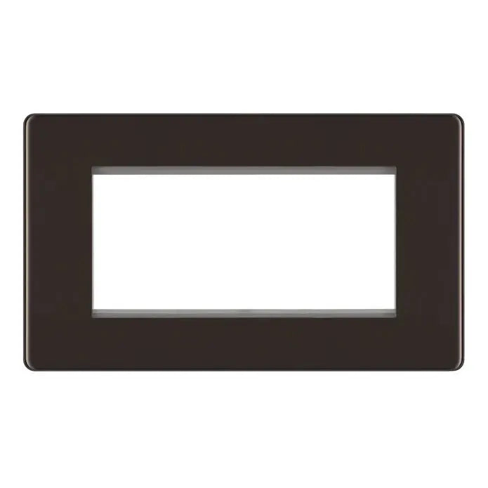 BG Nexus Euro Module Faceplates Brushed Steel, Polished Chrome, Black Nickel & Polished Brass BG Nexus