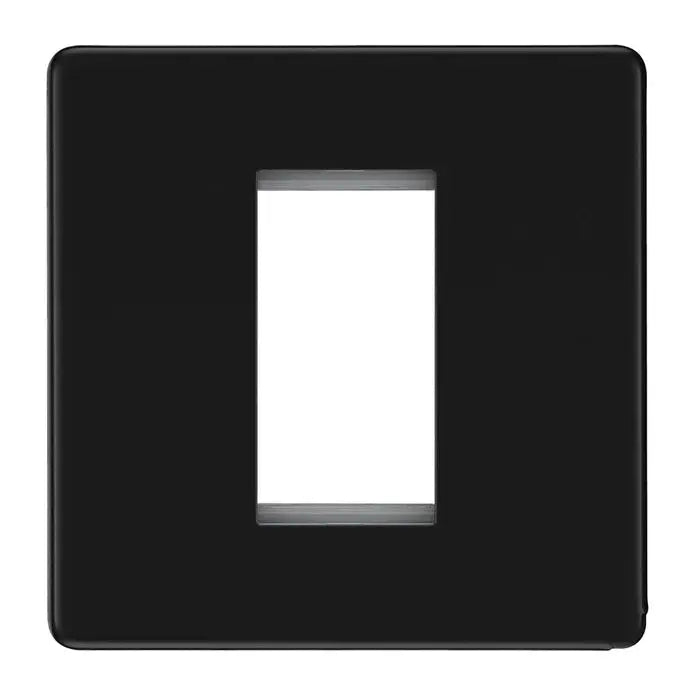 BG Nexus Euro Module Faceplates Brushed Steel, Polished Chrome, Black Nickel & Polished Brass BG Nexus