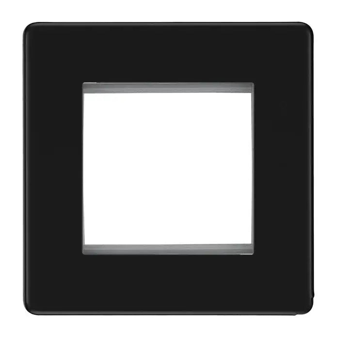 BG Nexus Euro Module Faceplates Brushed Steel, Polished Chrome, Black Nickel & Polished Brass BG Nexus