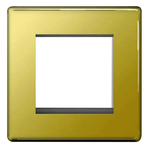 BG Nexus Euro Module Faceplates Brushed Steel, Polished Chrome, Black Nickel & Polished Brass BG Nexus