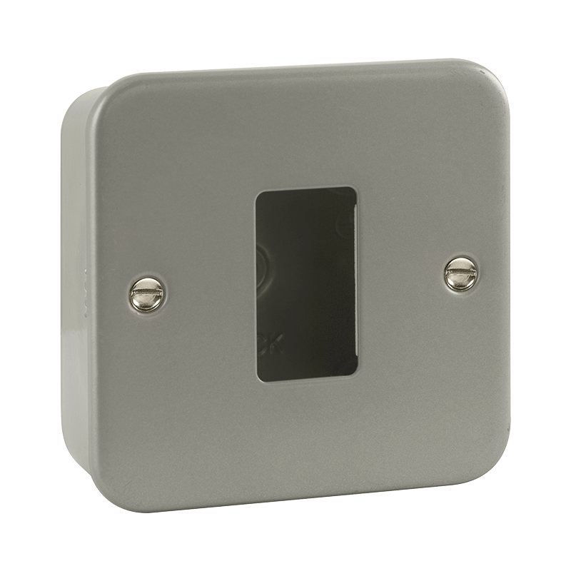 Click GridPro 1 Gang GridPro Frontplate & Back Box (No Knockouts) – CL20401B