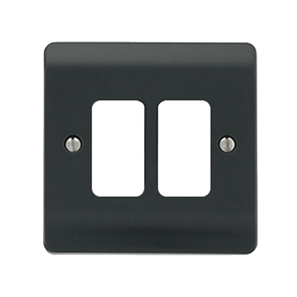 Click GridPro GRIDPRO 2 GANG PART M PLATE – CMA20402AG