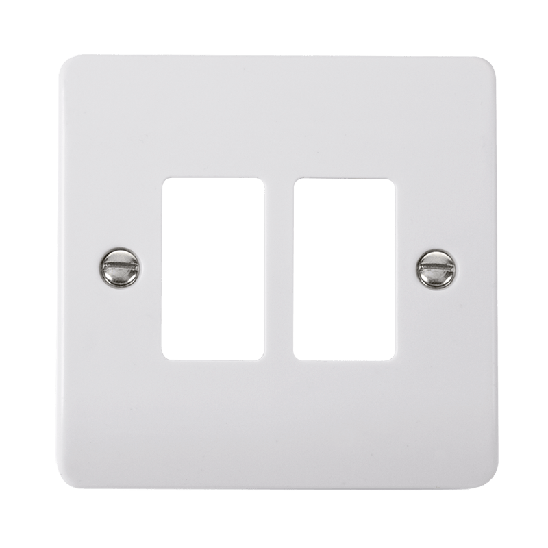 Click GridPro 2 Gang GridPro Frontplate – CMA20402