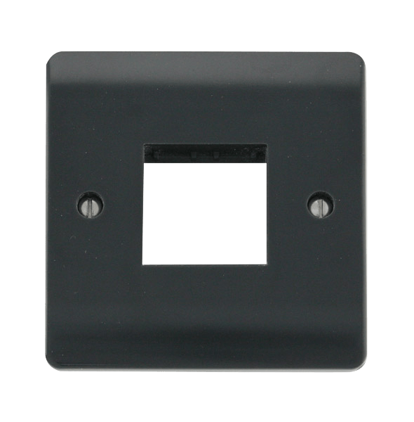 Click MiniGrid 1 Gang Plate Twin Aperture – CMA402AG