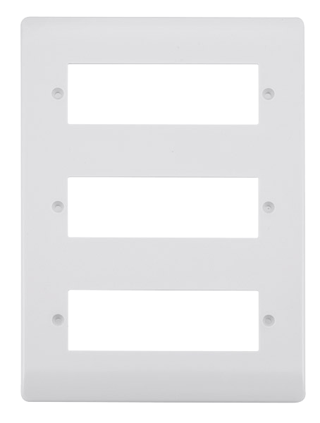 Click MiniGrid 3 Tier MiniGrid Unfurnished Plate & Yokes - 18 Apertures - Mode – CMA618