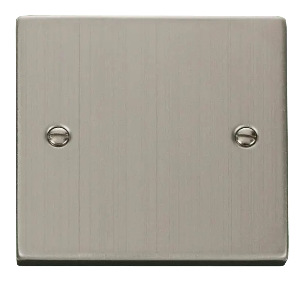 Click Deco Stainless Steel 1 Gang Blank Plate – VPSS060