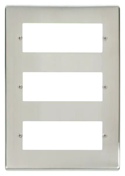 Click Deco Stainless Steel 18 Minigrid Module Plate - St. Steel – VPSS518