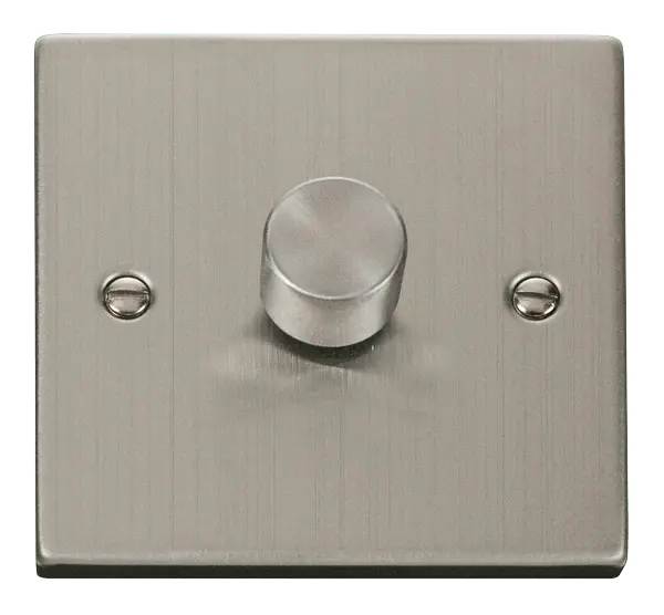 Click Deco Stainless Steel VPSS 1GANG 2WAY 100W LED DIMMER SWITCH – VPSS161