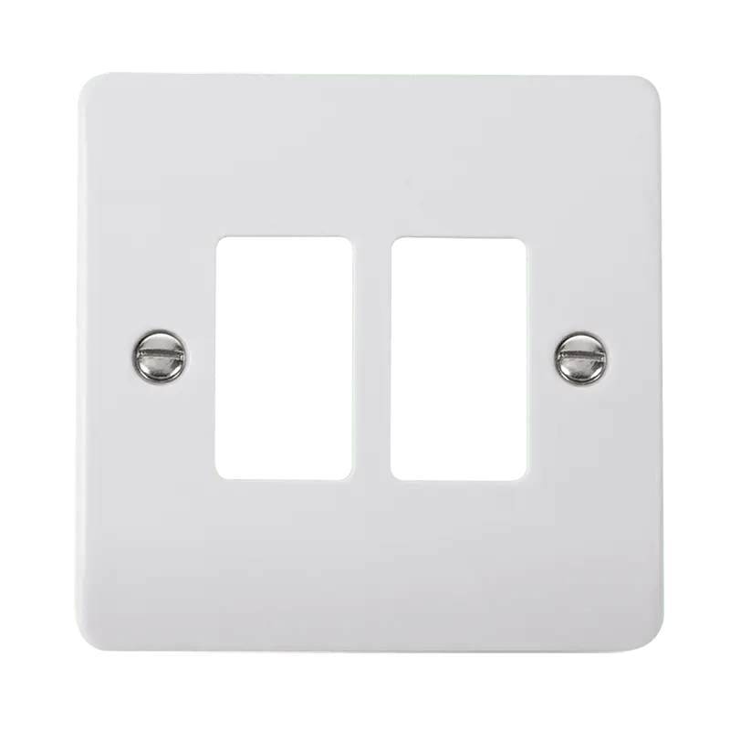 Click GridPro 2 Gang GridPro Frontplate – CMA20402