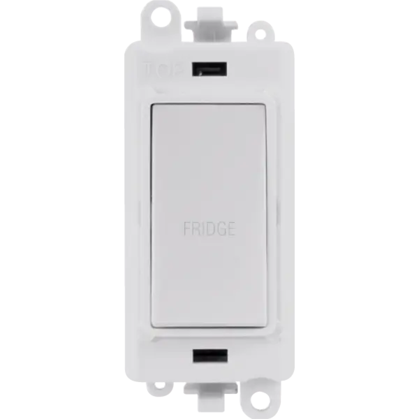 Click GridPro 20AX Double Pole Switch Module - Polar White - Fridge – GM2018PW-FD