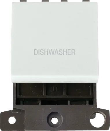 Click MiniGrid 20A DP SWITCH WH "DISHWASHER" – MD022WH-DW