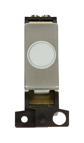 Click MiniGrid 20A Ingot Flex Outlet Module - White- Stainless Steel – MD017WHSS