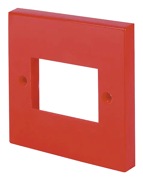 Click MiniGrid Single Switch Plate Red - 3 Aperture – WA403RD