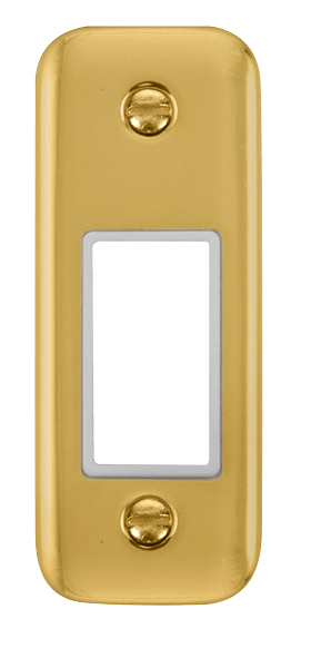 Click MiniGrid 1 Gang MiniGrid Unfurnished Architrave Plate - 1 Aperture – DPBR471WH