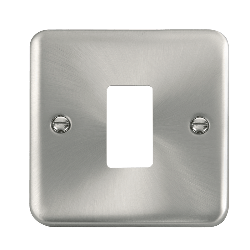 Click GridPro 1 Gang GridPro Frontplate - Satin Chrome – DPSC20401