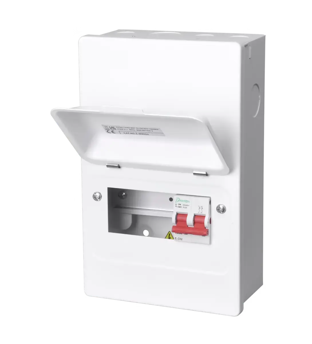 Danson 4 Way Consumer Unit with 100A Main Switch Danson