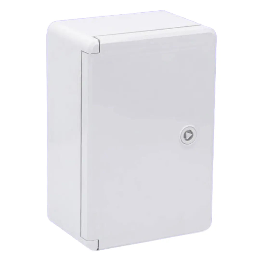 Wiska ABS Enclosure IP65 300mm x 200mm x 130mm c/w Key - Light Grey Wiska