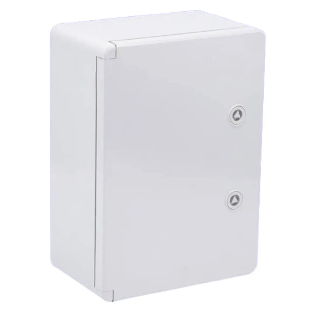 Wiska ABS Enclosure IP65 400mm x 300mm x 170mm c/w Key - Light Grey Wiska