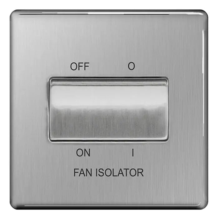 BG Nexus Screwless Flat Plate Brushed Steel Switches and Sockets Grey Inserts Full Range BG Nexus