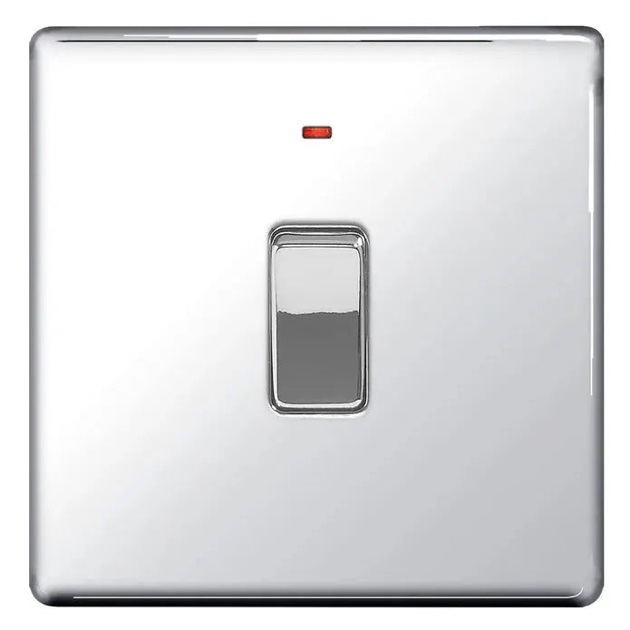 BG Nexus Screwless Flat Plate Polished Chrome Switches and Sockets Grey Inserts Full Range BG Nexus