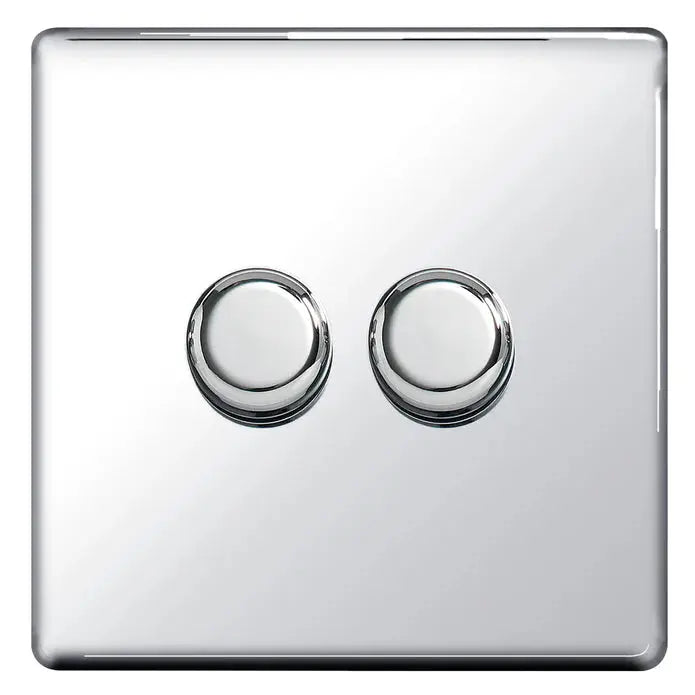 BG Nexus Screwless Flat Plate Polished Chrome Switches and Sockets Grey Inserts Full Range BG Nexus