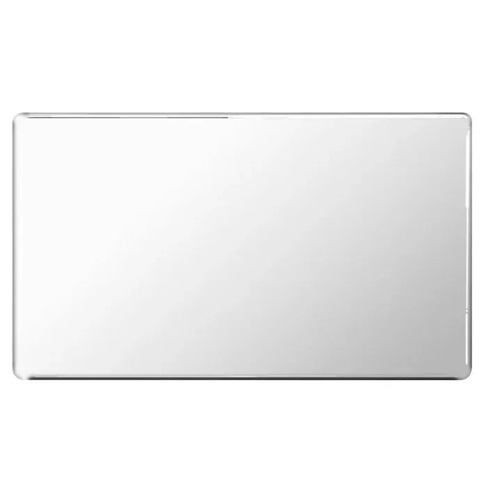 BG Nexus Screwless Flat Plate Polished Chrome Switches and Sockets Grey Inserts Full Range BG Nexus