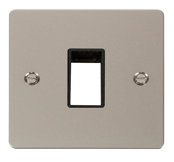 Click MiniGrid 1 Gang Plate Single Switch Aperture - Black – FPPN401BK