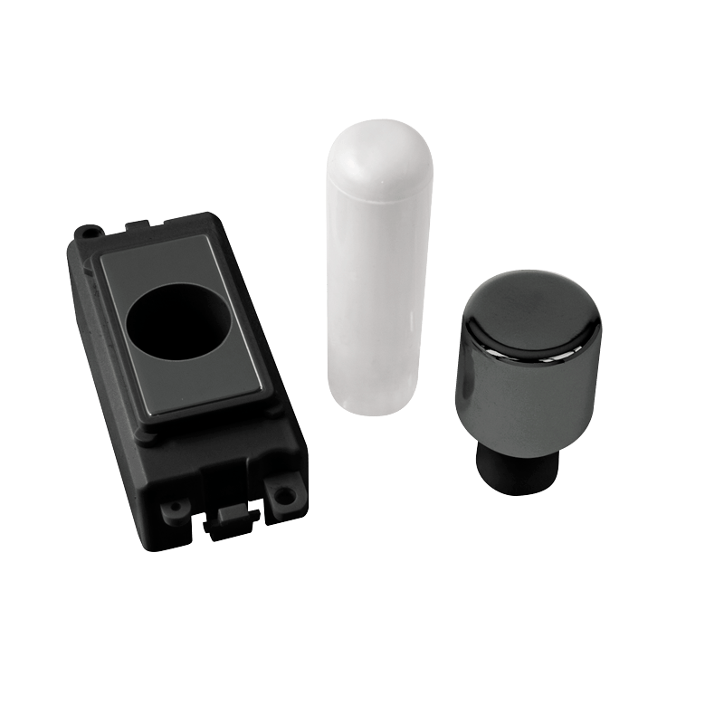 Click GridPro 1 Module Dimmer Mounting Kit - Black - Black Nickel – GM050BKBN