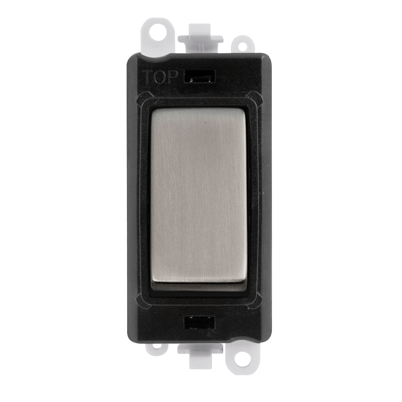 Click GridPro 20AX 2 Way Switch Module - Black - Stainless Steel – GM2002BKSS