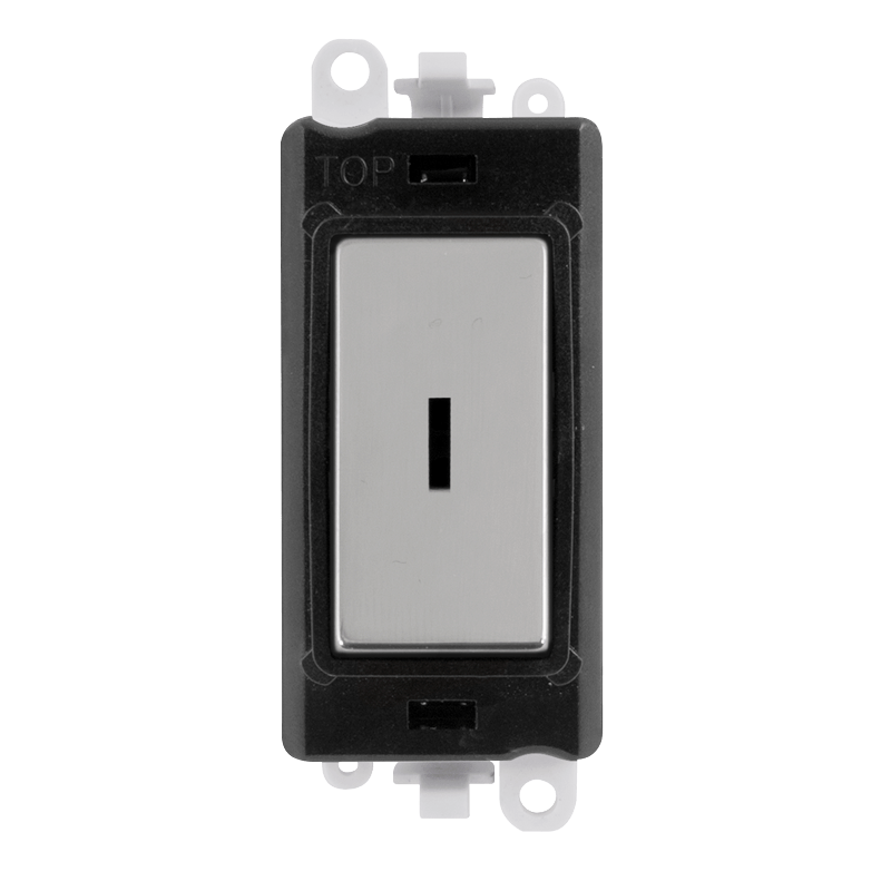 Click GridPro 20AX 2 Way Keyswitch Module - Black - Polished Chrome – GM2003BKCH