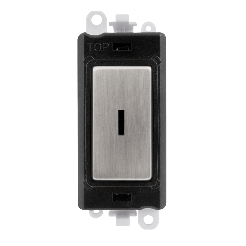 Click GridPro 20AX 2 Way Keyswitch Module - Black - Stainless Steel – GM2003BKSS