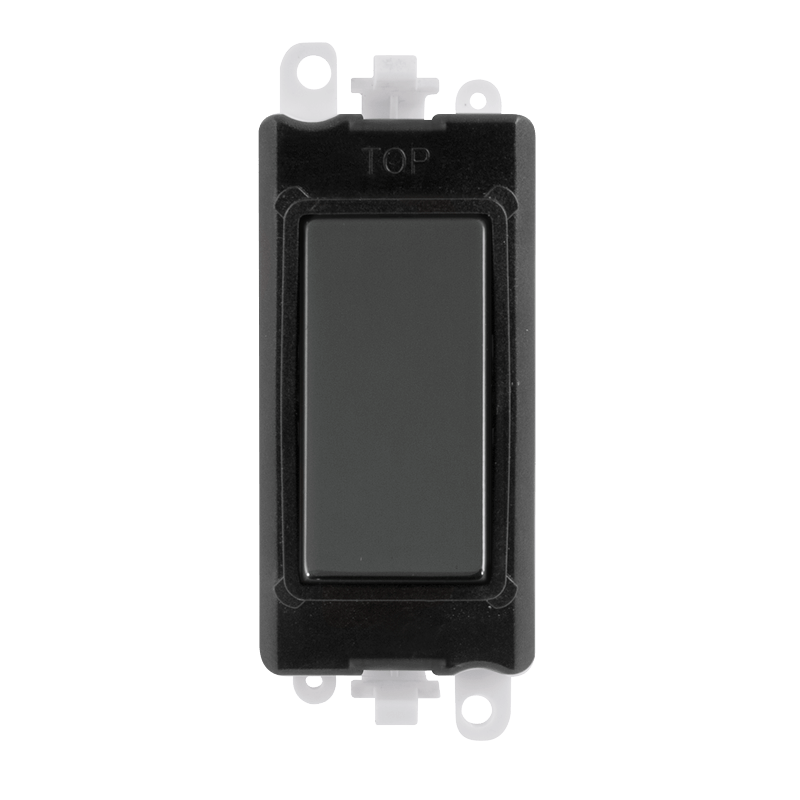 Click GridPro Blank Module - Black - Black Nickel – GM2008BKBN