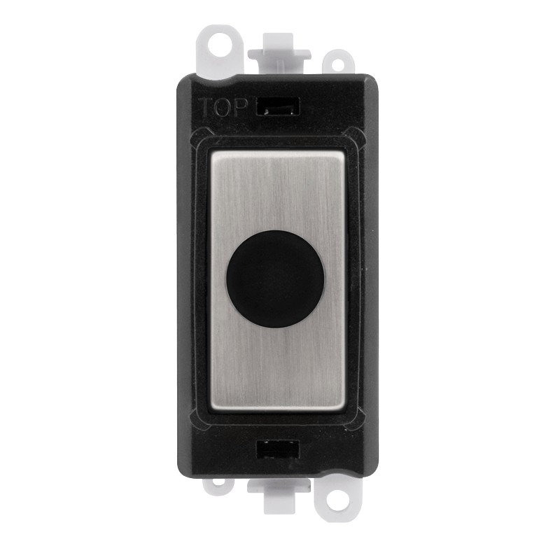 Click GridPro 20A Flex Outlet Module - Black - Stainless Steel – GM2017BKSS