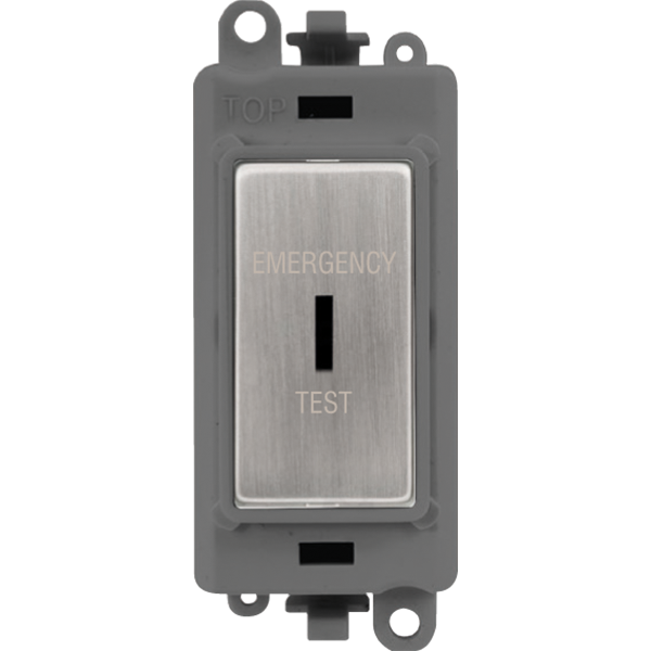 Click GridPro 20A DP KEY SW GY SS 'EMERGENCY TEST' – GM2046GYSSET