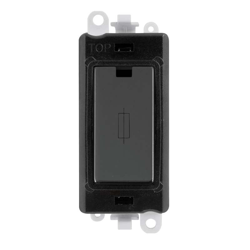 Click GridPro 13A Fused Module - Black - Black Nickel – GM2047BKBN
