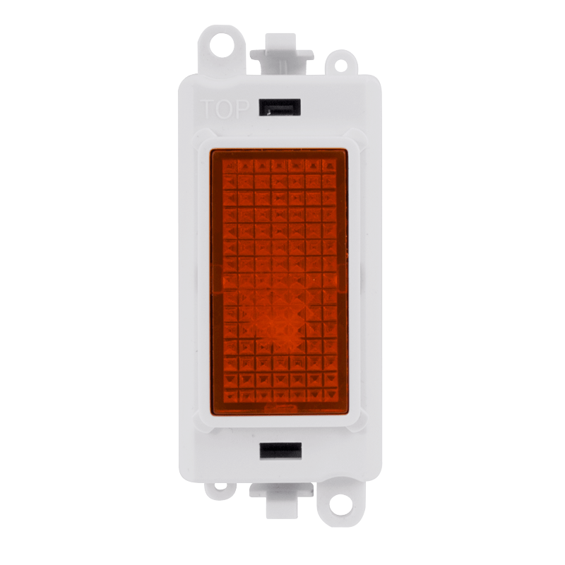 Click GridPro 240V~ Amber Indicator Module - White – GM2081PW