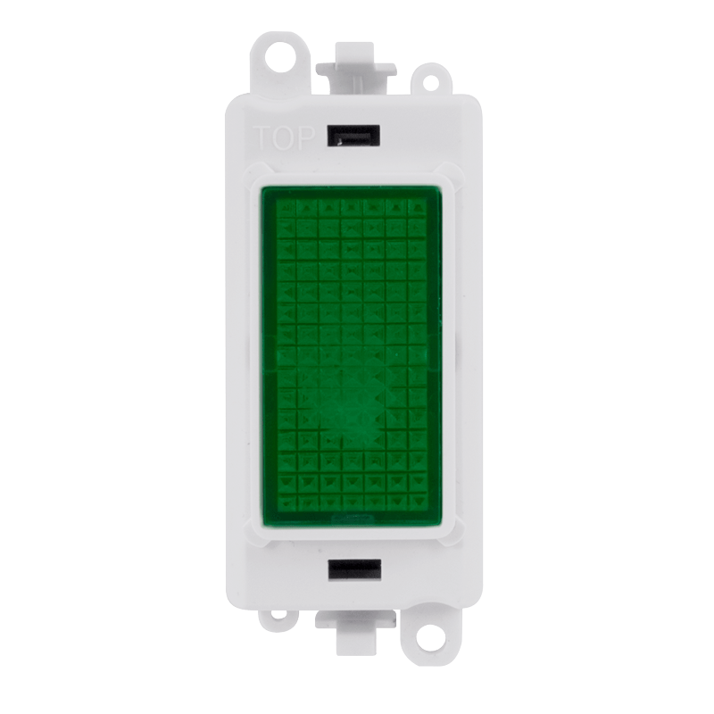 Click GridPro 240V~ Green Indicator Module - White – GM2082PW