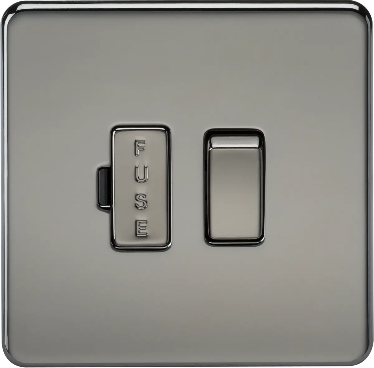 Knightsbridge 13A Switched Fused Spur Unit - Black Nickel – SF6300BN