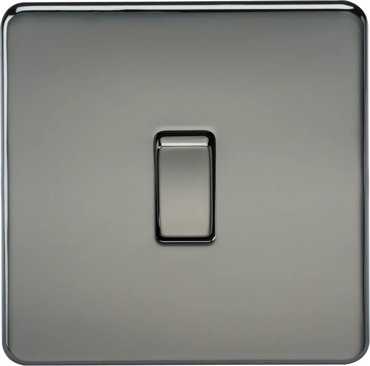 Knightsbridge 20A 1G DP Switch - Black Nickel – SF8341BN